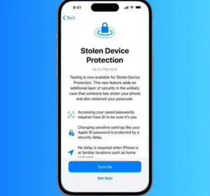 陈巴尔虎苹果授权维修店分享被盗设备保护功能开启方法 