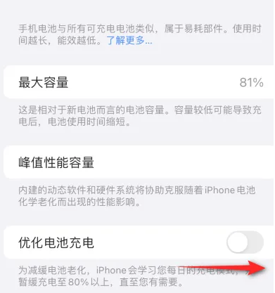 陈巴尔虎苹果15维修分享iPhone15充电到80%就充不进电了怎么办 