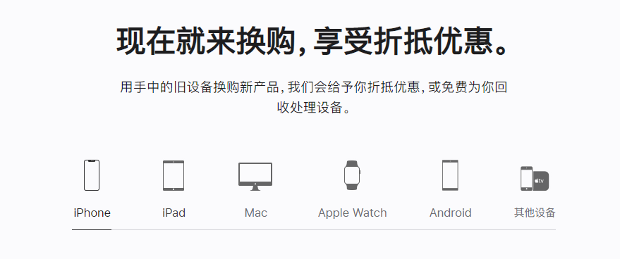 陈巴尔虎苹果手机维修分享iPhone以旧换新的去处 