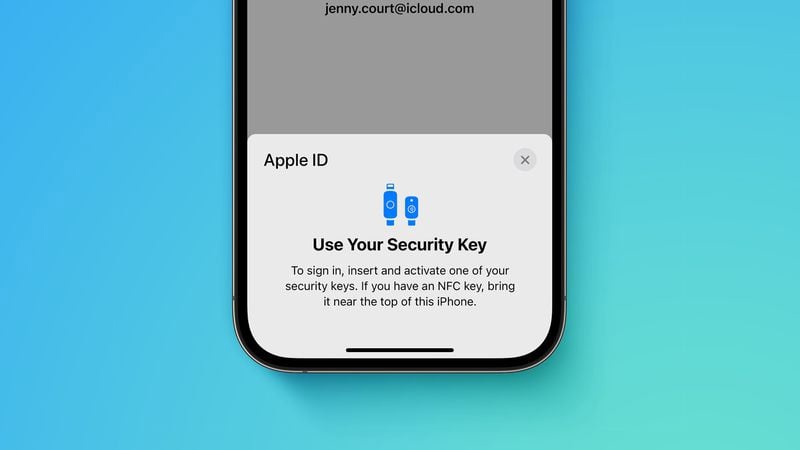 陈巴尔虎苹果手机维修分享iOS 16.3 新增的 Apple ID 的安全密钥有什么功能 