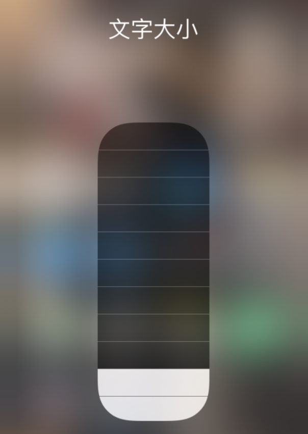 陈巴尔虎苹果手机维修分享小技巧：在 iPhone 控制中心快速调节字体大小 